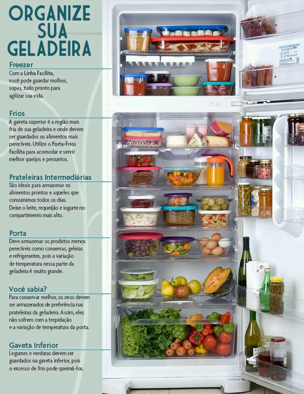 A geladeira perfeita | Blog Divirta-se Organizando