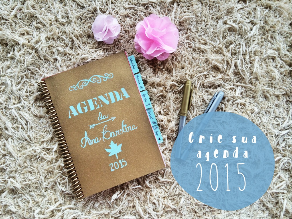 Crie sua agenda 2015 {Blog Divirta-se Organizando}