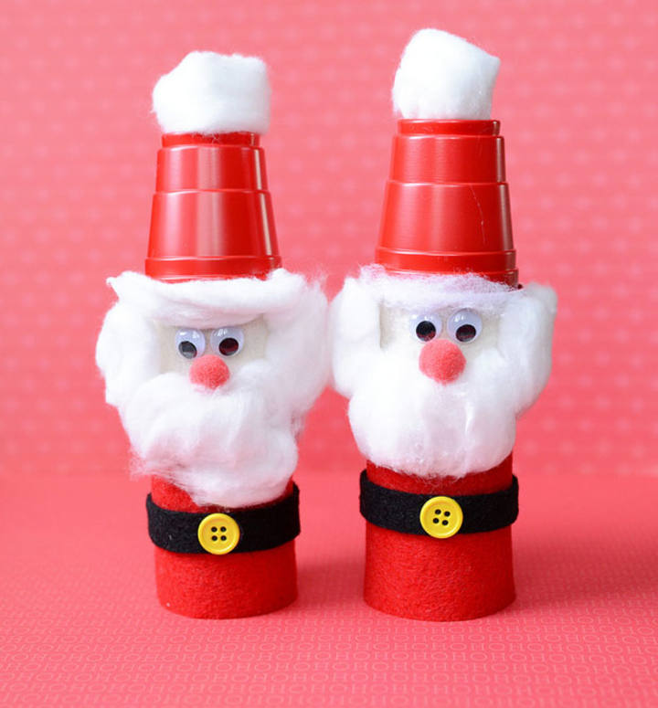 Decoração de Natal com rolinhos de papel higiênico | Blog Divirta-se Organizando